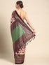 Vasthrlay Chanderi Printed Unstitched Ethnic Wear