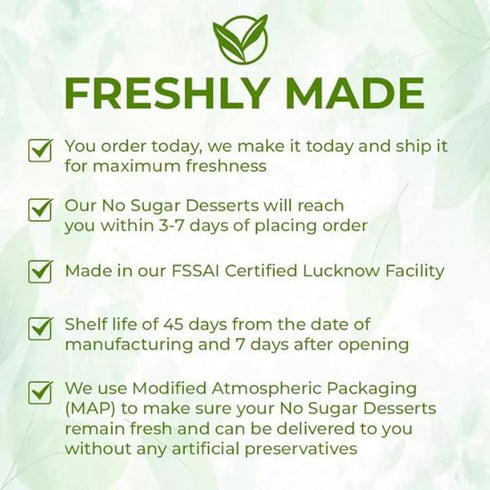 Magicleaf Sugar Free Kaju Katli Dessert