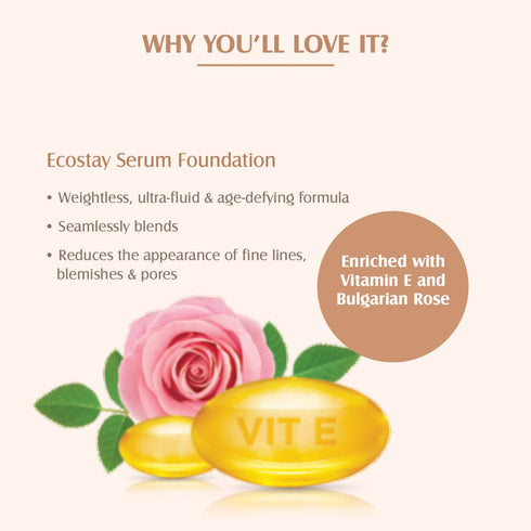 Lotus Ecostay Intensive Serum Foundation Snow