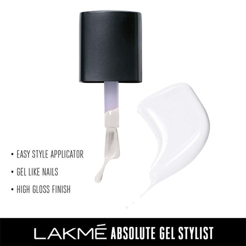 Lakme Absolute Gel Stylist Nail Color | Top Coat