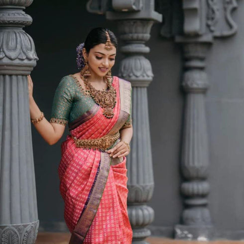 Vasthrlay Banarasi Border Saree