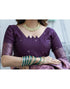 Vasthrlay Womens Weaving Unstitched Light Green Saree