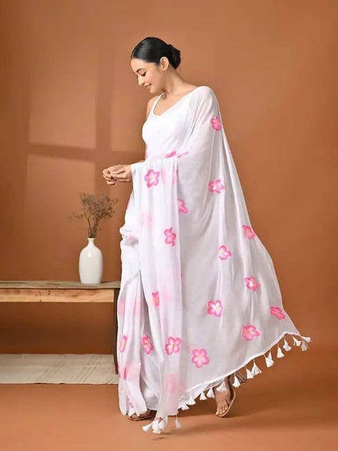 Vasthrlay Matching Unstitched Attached Lightweight