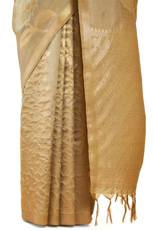 Vasthrlay Tussar Foliage Designs