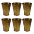 Pure Brass Small Drinking Glass | Pack of 6