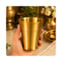 Pure Brass Plain Lassi Glass | Pack of 4