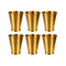 Pure Brass Small Drinking Glass | Pack of 6