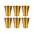 Pure Brass Small Drinking Glass | Pack of 6