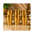 Pure Brass Small Drinking Glass | Pack of 6