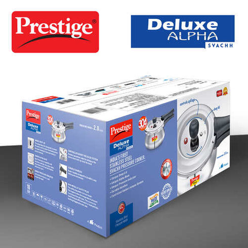 Prestige Deluxe Alpha Svachh Stainless Steel Spillage Control Handi 4 L
