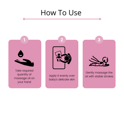 Omorfee India Bloom Baby Massage Oil