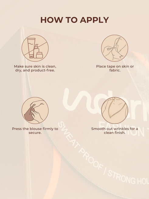 UNDERNEAT Fashion Tape - Clear