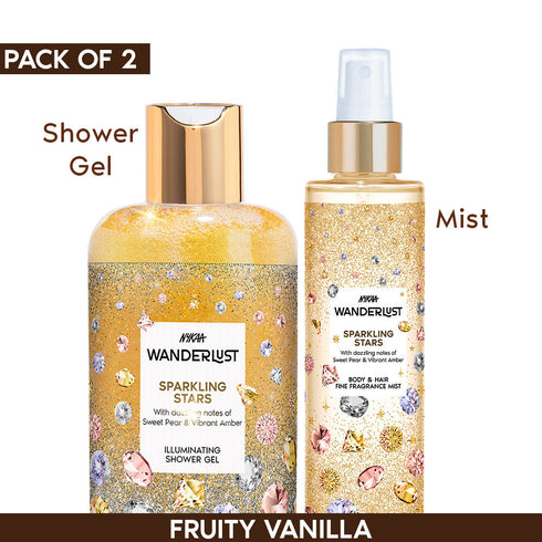 Wanderlust Sparkling Stars Perfume Bodycare Combo