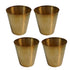 Pure Brass Small Drinking Glass | Pack of 4