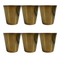 Pure Brass Small Drinking Glass | Pack of 6