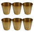 Pure Brass Small Drinking Glass | Pack of 6