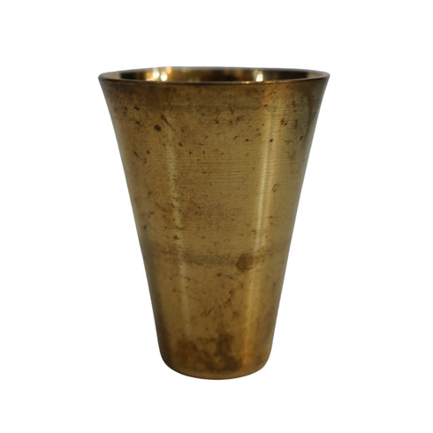 Pure Brass Handcrafted Tumbler Glass | Pack of 2