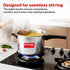Prestige Popular Virgin Aluminium Precision Weight Valve Pressure Cooker 5 L Silver