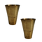 Pure Brass Handcrafted Tumbler Glass | Pack of 2