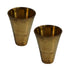 Pure Brass Handcrafted Tumbler Glass | Pack of 2