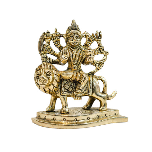 Brass Durga Idol for Home Temple Décor 408g