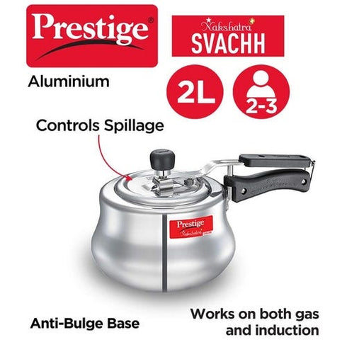 Prestige Nakshatra Plus Svachh Aluminium Spillage Control Handi 3 L