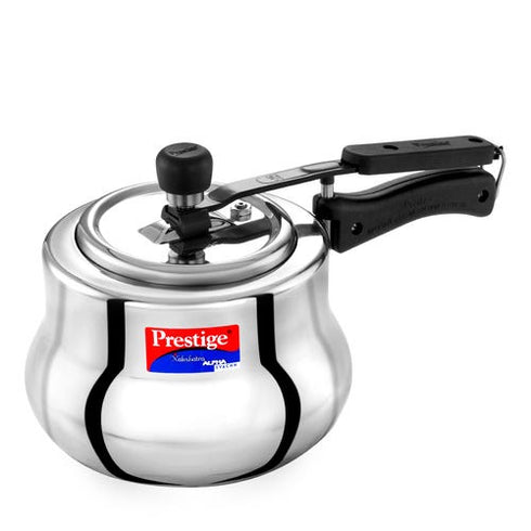 Prestige 3.5 Litre Stainless Steel Nakshatra Alpha Svachh Inner Lid Pressure Cooker 3.5 L