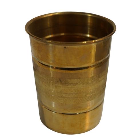 Pure Brass Tumbler Glass | Pack of 1