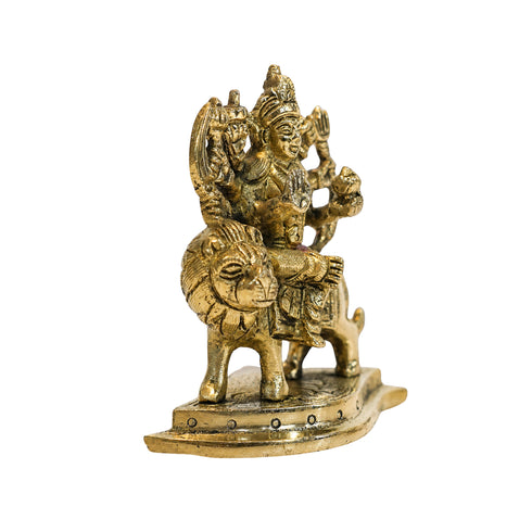 Brass Durga Idol for Home Temple Décor 408g