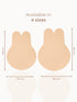 UNDERNEAT Reusable Bunny Lift Covers – Anti Sweat, Medical-Grade Adhesive, Discreet Bust Lift & Shaping - Pack of 3 - Beige