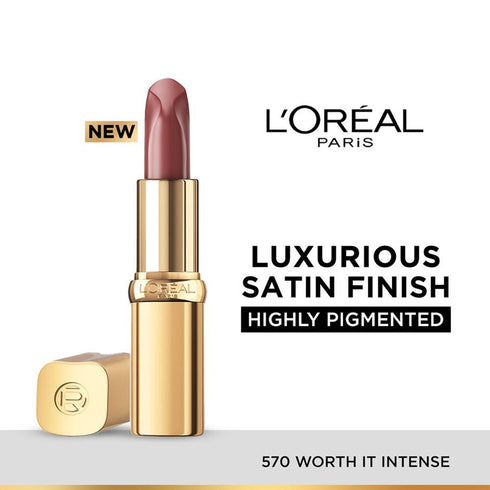 L'Oreal Paris Color Riche Satin Lipstick | 570 Worth It Intense