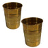 Pure Brass Tumbler Glass | Pack of 2