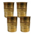 Pure Brass Tumbler Glass | Pack of 4