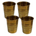 Pure Brass Tumbler Glass | Pack of 4