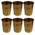 Pure Brass Tumbler Glass | Pack of 6