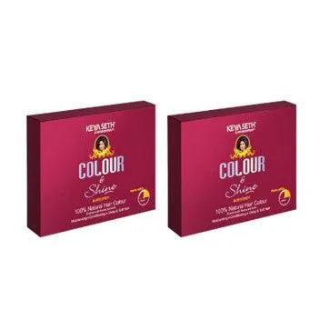 Keya Seth Aromatherapy Colour & Shine Burgundy Pack of 2