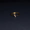 22 Carat Gold Casual Plain Ring With Three Stones 2.14g by Mahita Collections