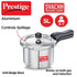 Prestige Svachh Aluminium Anti Bulge Gas And Induction Compatible Pressure Cooker 5 L Silver