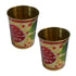 Pure Brass Handcrafted Tumbler Glass | Pack of 2