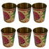 Pure Brass Handcrafted Tumbler Glass | Pack of 6