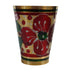 Pure Brass Flora Design Drinking Glass | Pack of 1