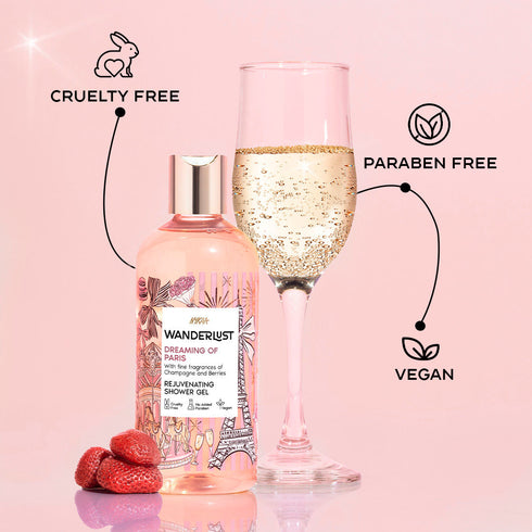 Wanderlust Dreaming of Paris Fruity Perfume Body Wash