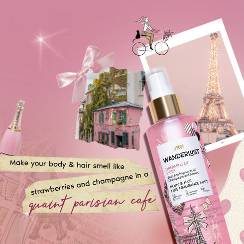 Wanderlust Dreaming of Paris Fruity Perfume Mist