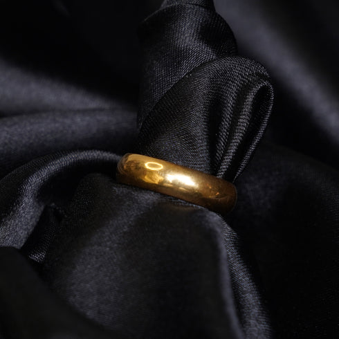 22 Carat Gold Plain Band Ring 8.22g by Mahita Collections