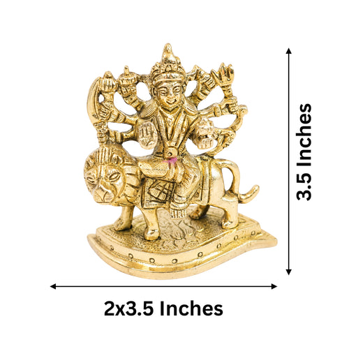 Brass Durga Idol for Home Temple Décor 408g
