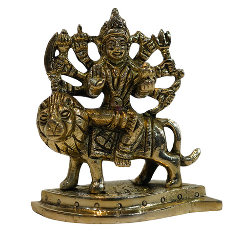 Brass Durga Idol for Home Temple Décor 408g