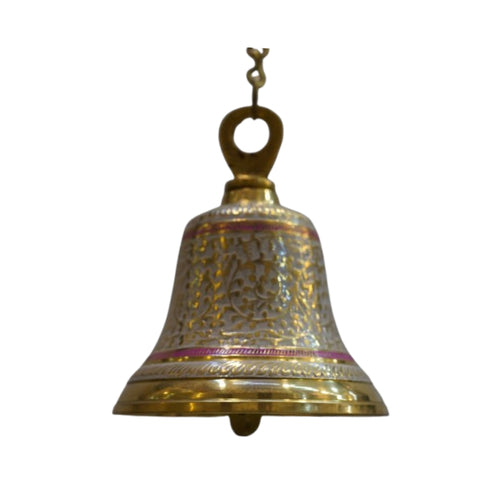 Decorative Brass Temple Bell 836g