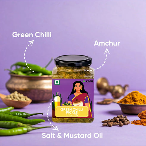 Kiwi Green Chilli Pickle