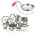 Vinod 58 Pieces Laser Dinner Set with Complimentary Doniv Frypan Ideal Gifting Choice for Weddings and Anniversaries