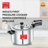Prestige Nakshatra Plus Svachh Aluminium Inner Lid Pressure Cooker 10 L